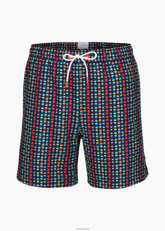 SWIMS arcoiris azul marino sotogrande bañador corto 6" ropa 2X0TR283 - Image 1