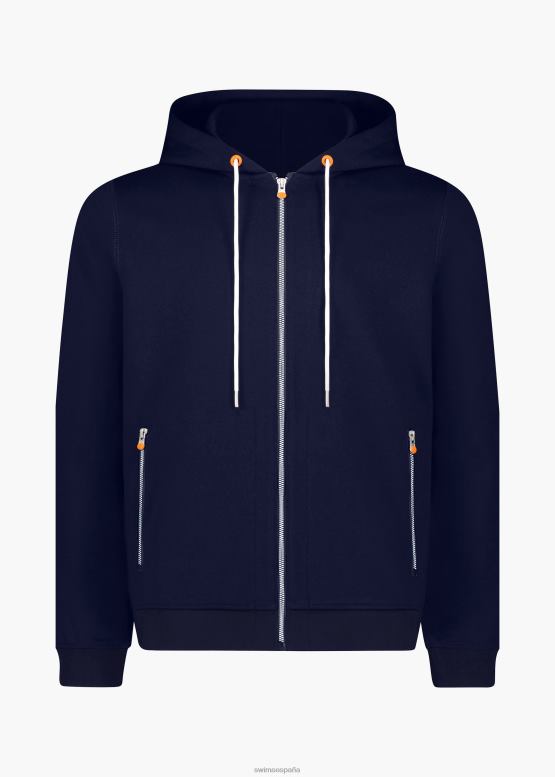 SWIMS Armada sudadera con capucha y cremallera completa de alesund ropa 2X0TR216 - Image 1
