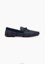 SWIMS azul marino/rojo intenso Mocasín estilo mocasín con encaje trenzado zapato 2X0TR39