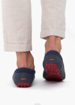 SWIMS azul marino/rojo intenso Mocasín estilo mocasín con encaje trenzado zapato 2X0TR39 - Image 6