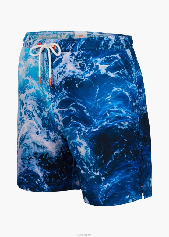SWIMS bandera mar azul onda nadar corto 6" ropa 2X0TR290 - Image 2
