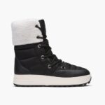 SWIMS blanco negro corredor de nieve alto zapato 2X0TR129