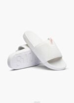 SWIMS blanco tobogán de cabaña zapato 2X0TR99 - Image 4