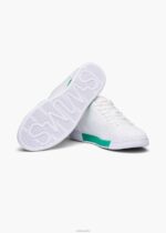 SWIMS blanco/verde hierba tejido de tenis brisa zapato 2X0TR72 - Image 4