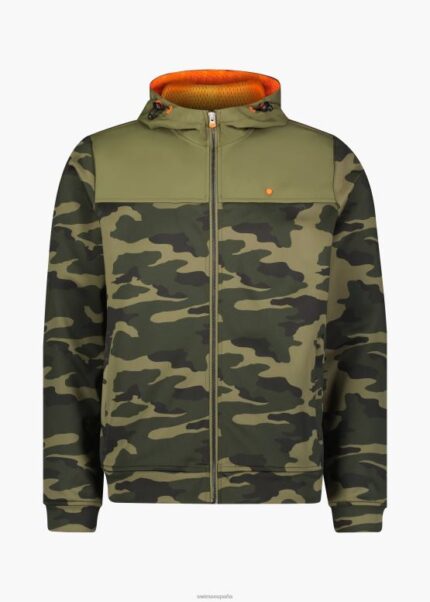SWIMS camuflaje verde tind camuflaje con cremallera completa ropa 2X0TR318