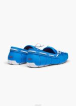 SWIMS cielos azules mocasín de encaje trenzado zapato 2X0TR29 - Image 4