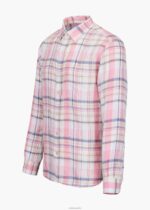SWIMS cuadros blancos camisa amalfi de lino a cuadros ropa 2X0TR249 - Image 3