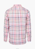 SWIMS cuadros blancos camisa amalfi de lino a cuadros ropa 2X0TR249 - Image 4