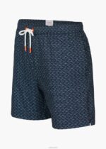 SWIMS estampado azul marino short de baño sol 6" ropa 2X0TR310 - Image 2