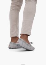 SWIMS gris claro mocasín de encaje trenzado zapato 2X0TR40 - Image 6