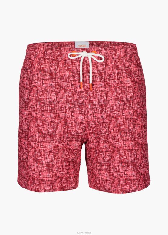 SWIMS impresión campari short de baño sol 6" ropa 2X0TR304 - Image 1