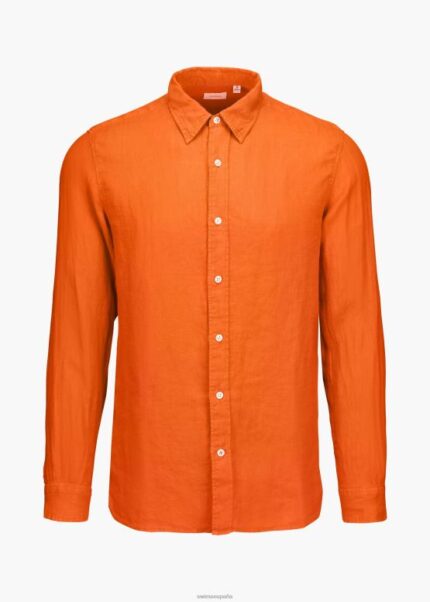 SWIMS naranja camisa de lino amalfi ropa 2X0TR252