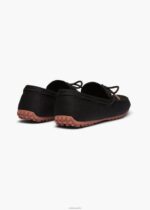 SWIMS negro conductor de punto de encaje trenzado zapato 2X0TR2 - Image 4