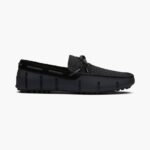 SWIMS negro conductor tejido zapato 2X0TR58