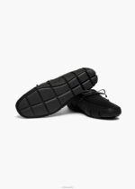 SWIMS negro mocasín de encaje trenzado zapato 2X0TR20 - Image 4