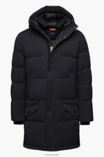 SWIMS negro parka ontario ropa 2X0TR176