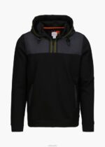SWIMS negro sudadera con capucha davos ropa 2X0TR198 - Image 2