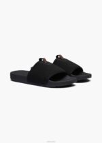 SWIMS negro tobogán de cabaña zapato 2X0TR91 - Image 2