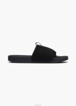 SWIMS negro tobogán de cabaña zapato 2X0TR91