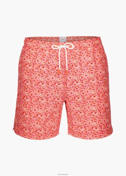 SWIMS polpo rojo short de baño sol 6" ropa 2X0TR313